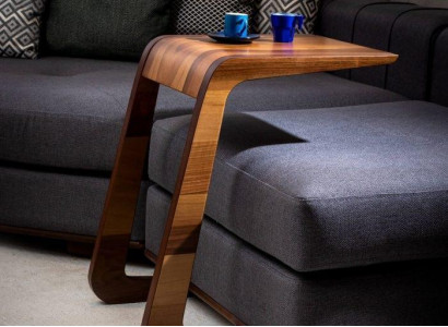 Stylish wooden side table for natural living accents in the living room